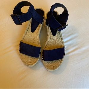 Vince suede wedges